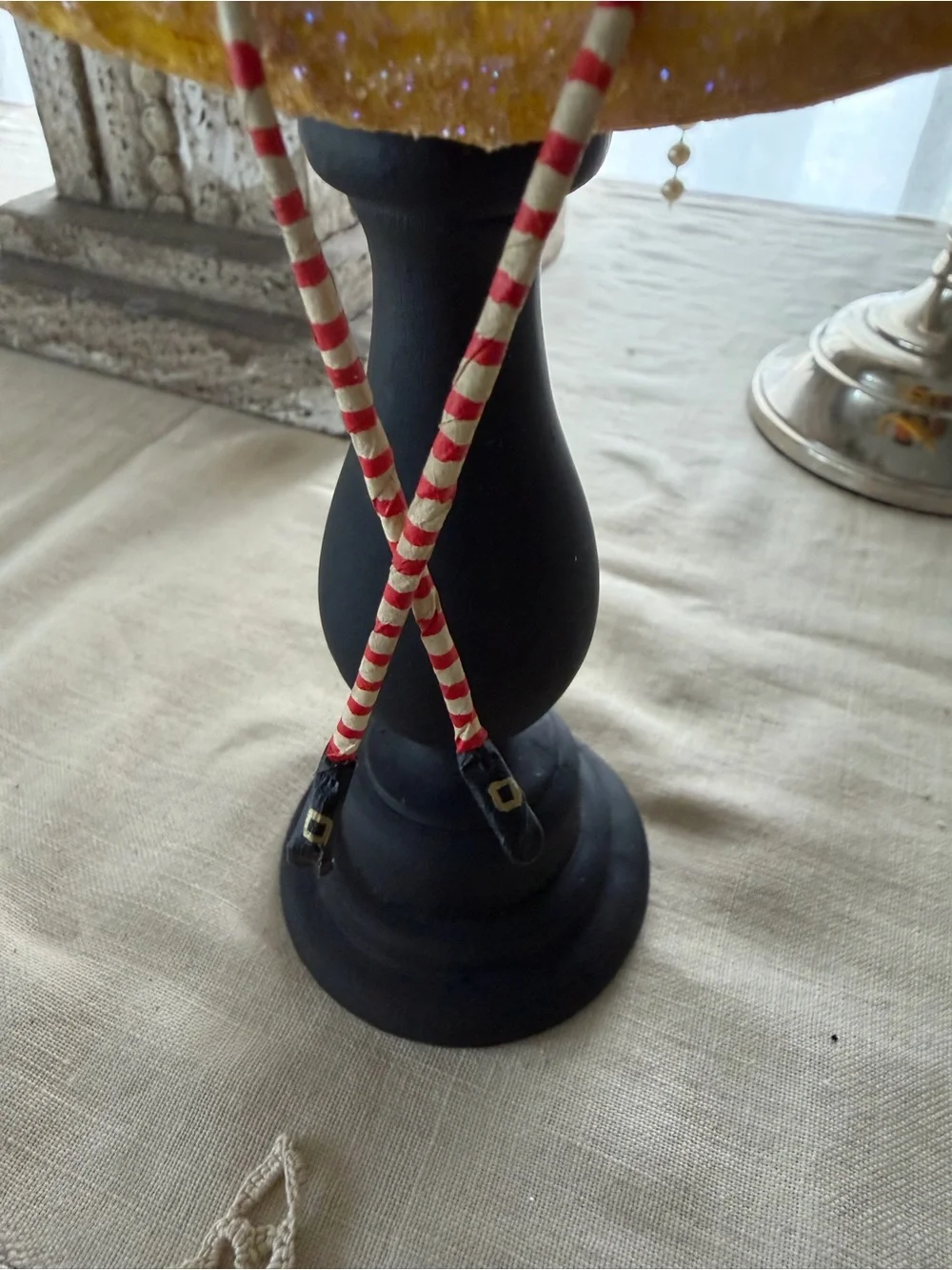 Vintage Lori Mitchell Retired Collectible “Moonlight Magic” Witch on the Moon